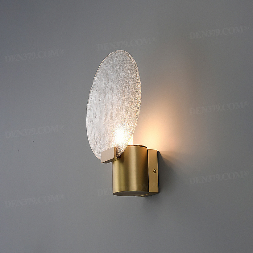 Đèn tường bằng đồng dạng tròn tối giản 65958