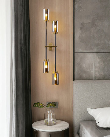 Đèn tường đầu giường bằng đồng nghệ thuật 65966