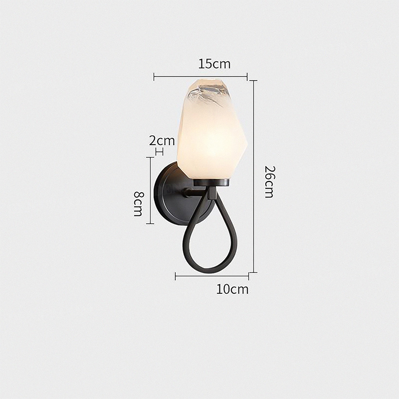 Đèn tường bằng đồng decor nụ hồng sáng tạo 65837