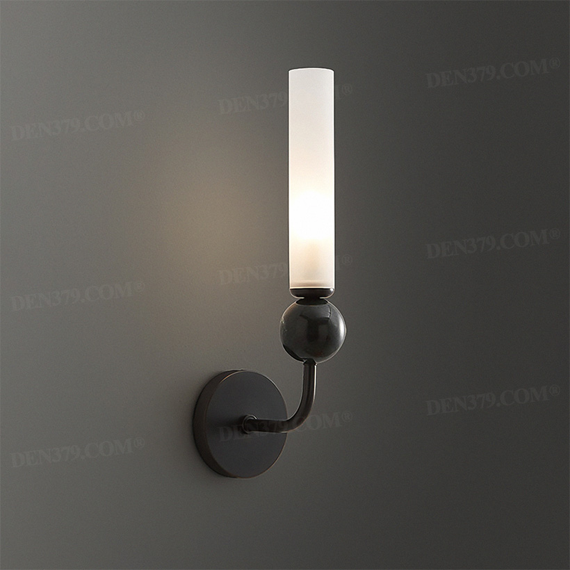 Đèn tường hiện đại bằng đồng và đá marble 65864