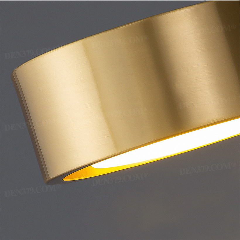Đèn tường tròn bằng đồng hiện đại tối giản 65877