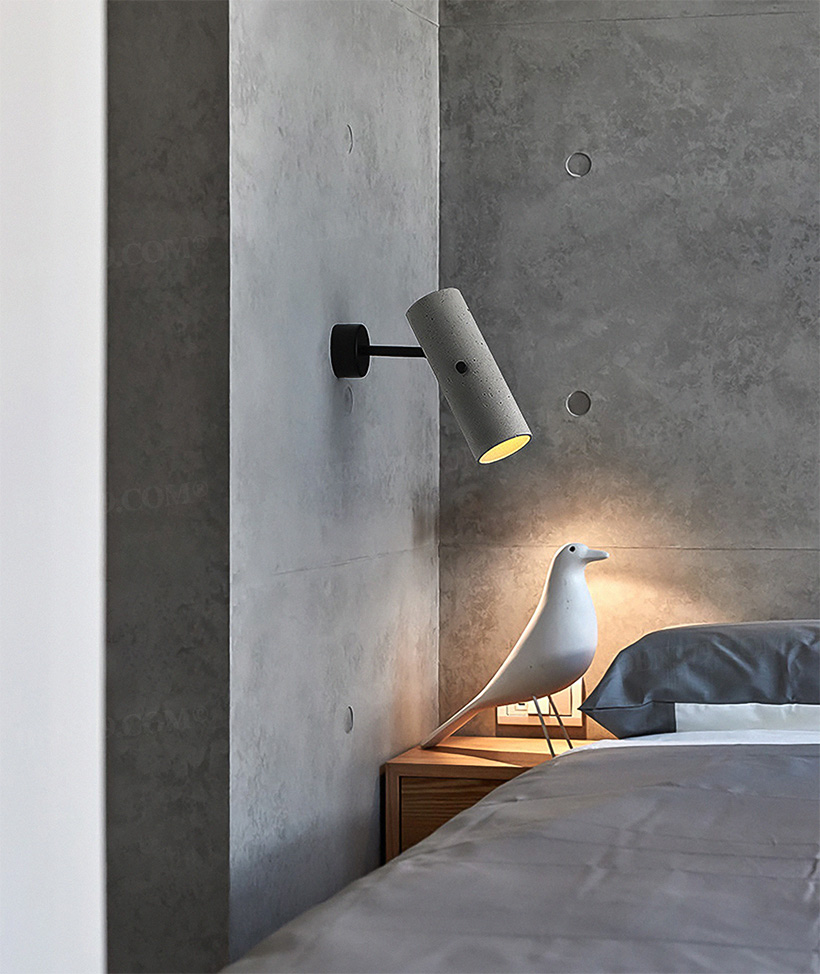 Đèn tường xi măng spotlight tối giản 65938