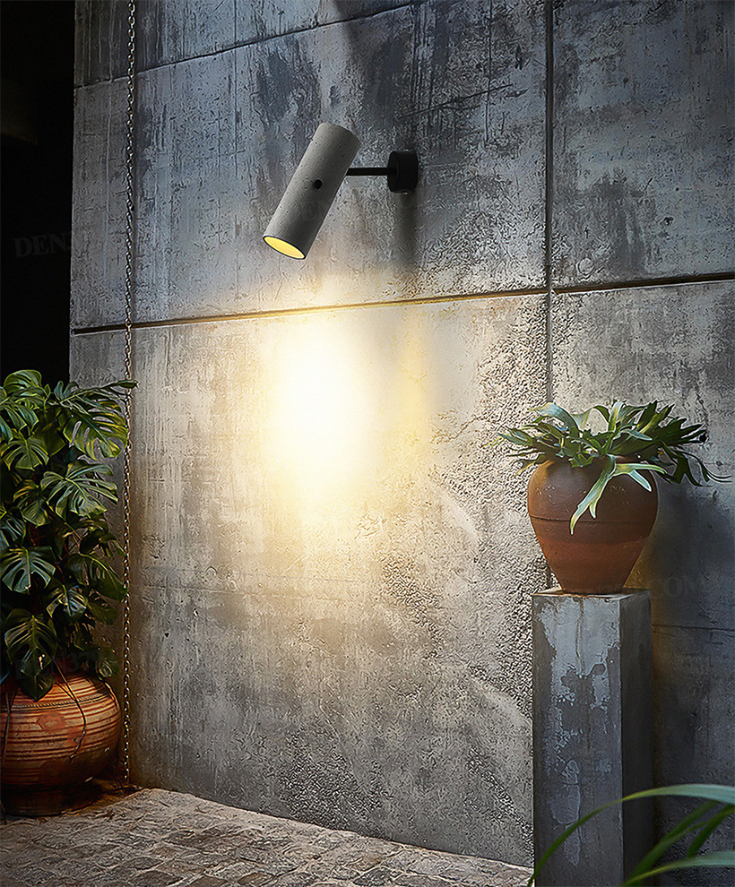 Đèn tường xi măng spotlight tối giản 65938