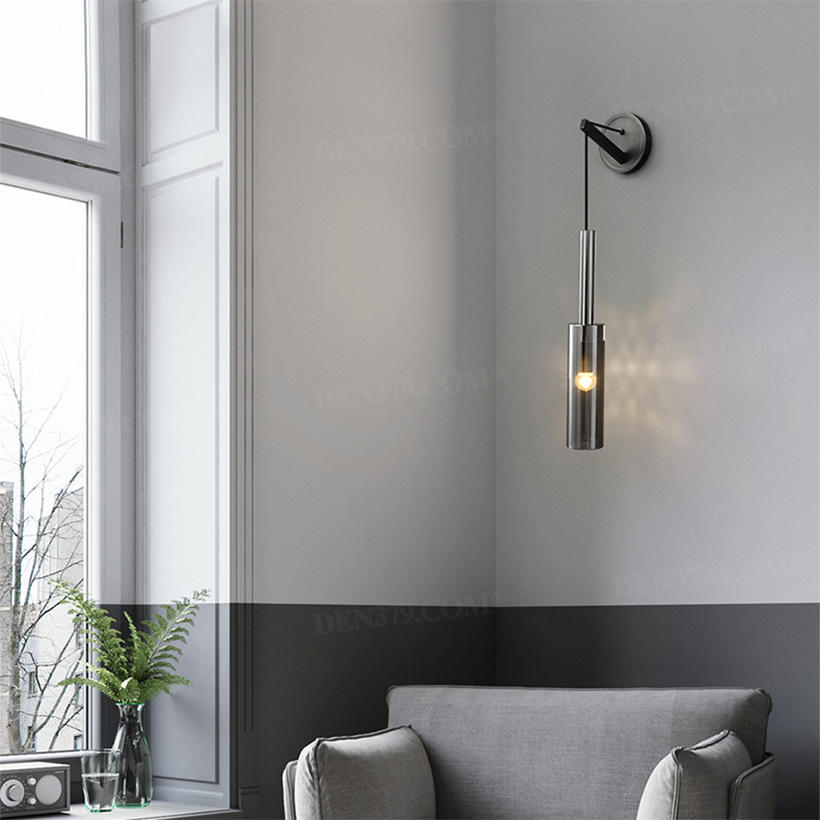 Đèn vách tường thủy tinh phong cách tối giản 66019