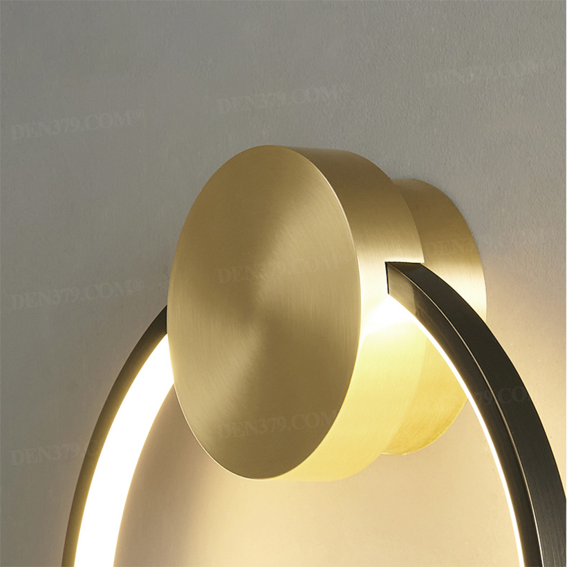 Đèn tường bằng đồng hình học decor 66182