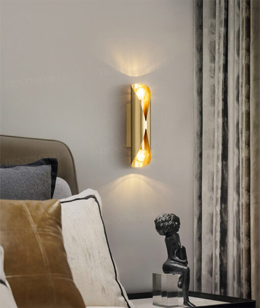 Đèn tường đồng thau decor lối đi sang trọng 66030