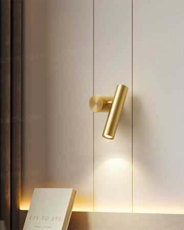 Đèn rọi gắn tường bằng đồng decor hiện đại 66082