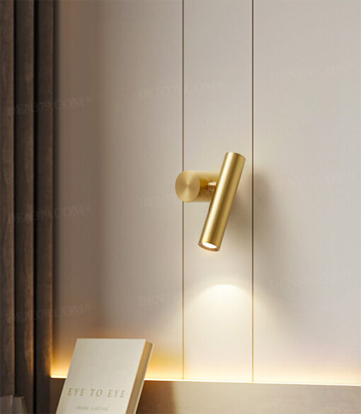 Đèn rọi gắn tường bằng đồng decor hiện đại 66082