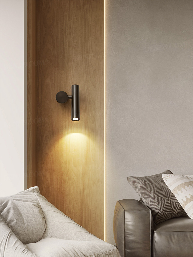 Đèn rọi gắn tường bằng đồng decor hiện đại 66082