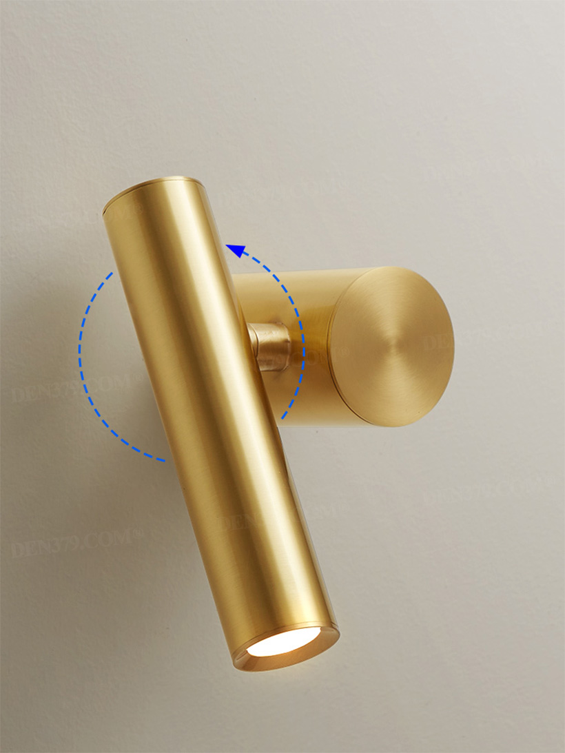 Đèn rọi gắn tường bằng đồng decor hiện đại 66082