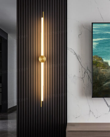 Đèn gắn tường thanh hiện đại bằng đồng 66119