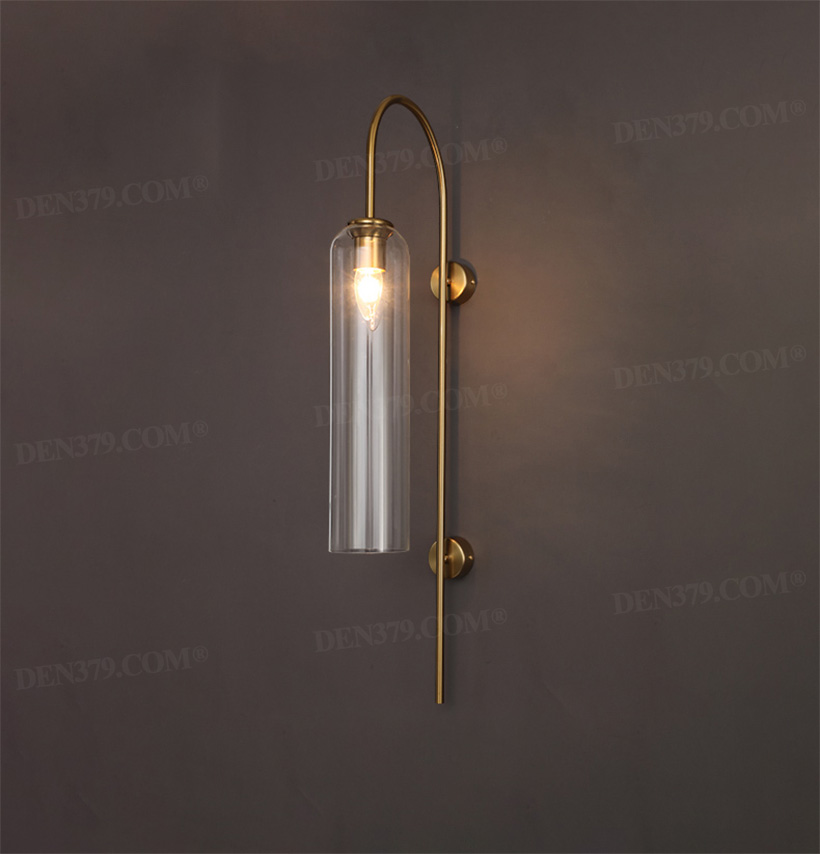 Đèn treo tường hiện đại tối giản màu xanh 66242