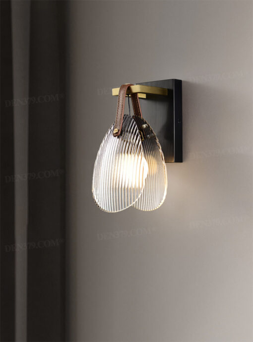 Đèn tường bằng đồng phong cách tối giản chụp cánh hoa độc đáo 66301
