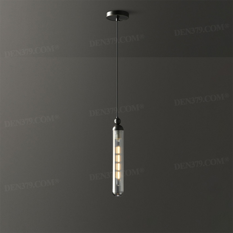 Đèn thả trần decor chao thủy tinh trong suốt 66469