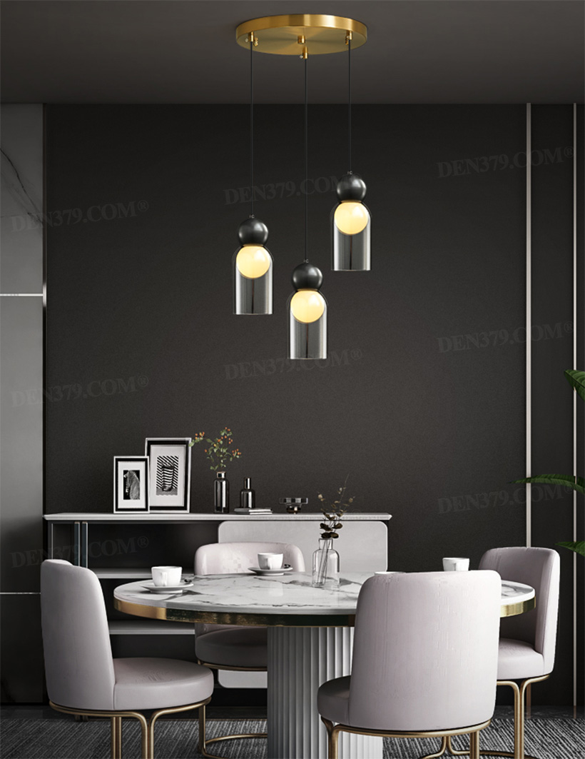 Đèn thủy tinh thả trần phong cách Bắc Âu 66481