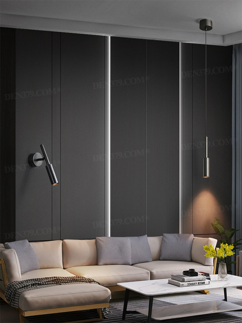 Đèn thả đầu giường, góc sofa kiểu ống đồng sang trọng 66447