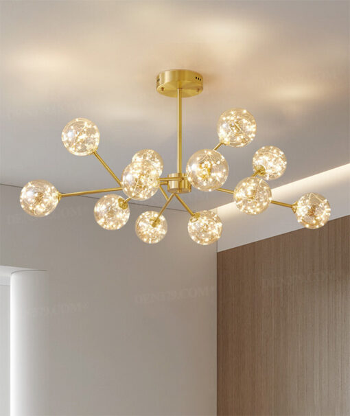 Đèn chùm trang trí bóng tròn dây LED 66941