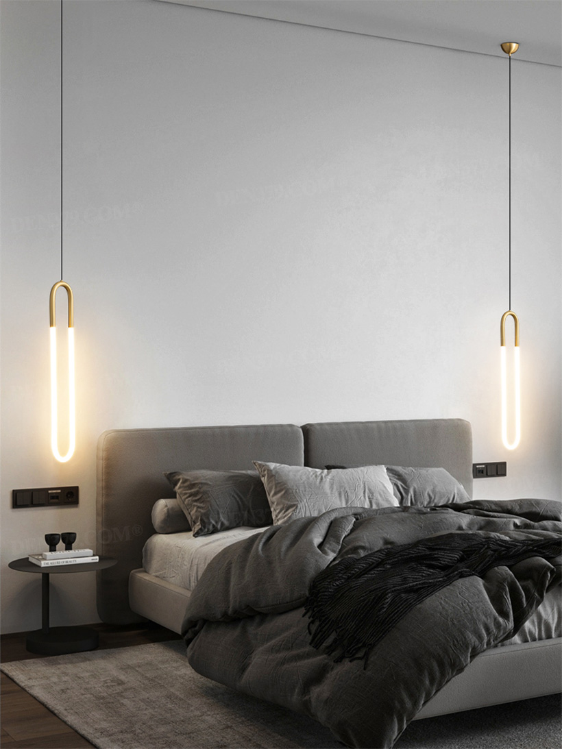 Đèn thả LED khung đồng cao cấp trang trí bàn ăn, phòng khách, phòng ngủ 66820