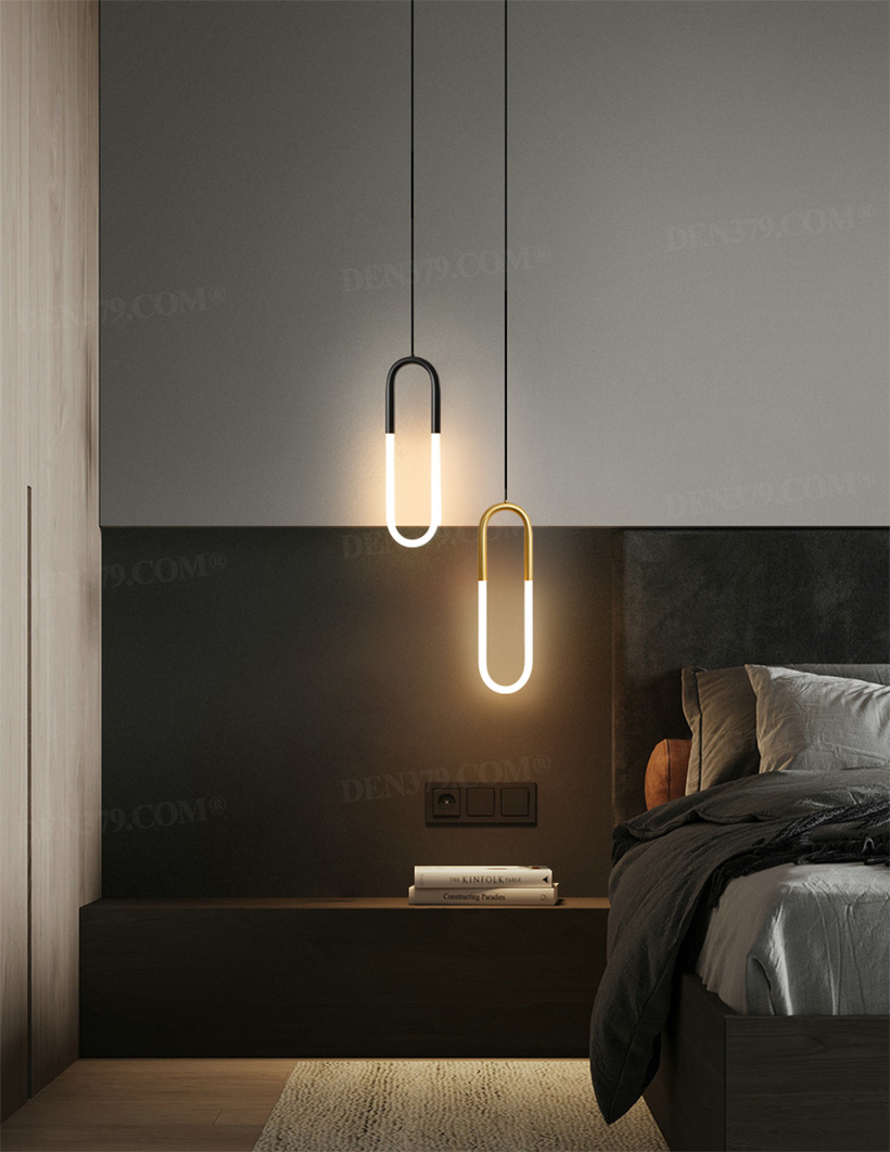 Đèn thả LED khung đồng cao cấp trang trí bàn ăn, phòng khách, phòng ngủ 66820