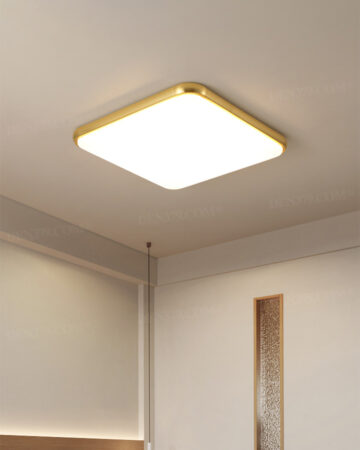 Đèn ốp trần kiểu vuông cho phòng ngủ, phòng khách nhỏ phong cách tối giản 67003
