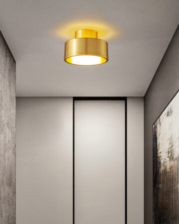 Đèn ốp trần LED nhỏ gọn phong cách tối giản 67240