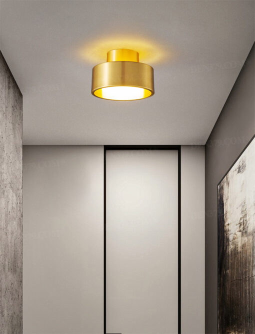Đèn ốp trần LED nhỏ gọn phong cách tối giản 67240