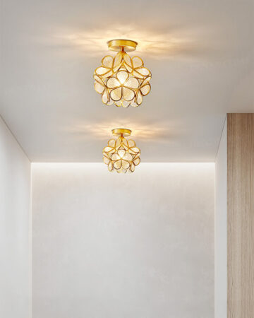 Đèn ốp trần bông hoa cách điệu trang trí ban công, hành lang 67252