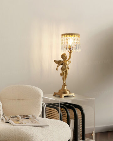 Đèn để bàn tượng thiên thần đồng 67285