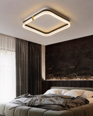 Đèn ốp trần phòng ngủ phong cách tối giản 67795
