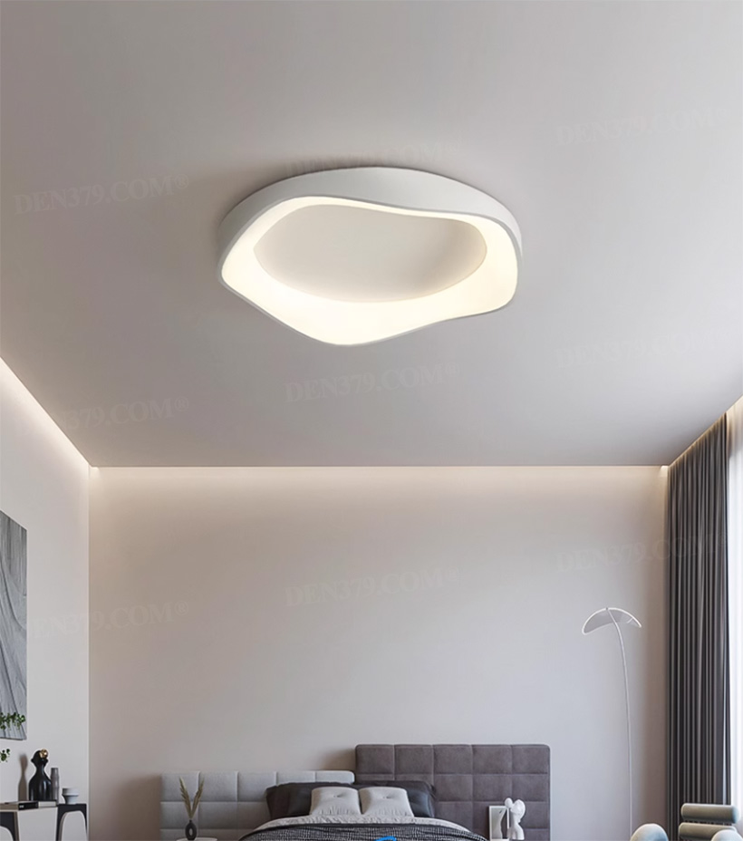 Đèn ốp trần phòng ngủ phong cách tối giản 67817