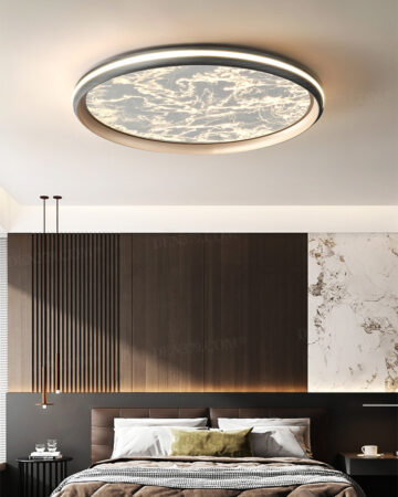 Đèn ốp trần phòng ngủ vân mây phát sáng 67718