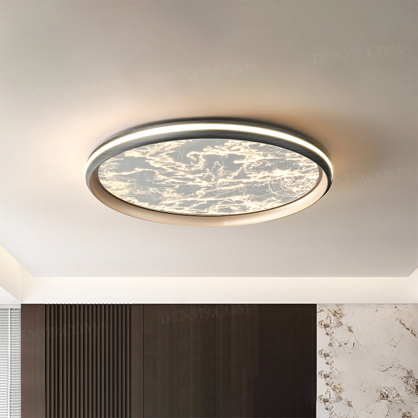 Đèn ốp trần phòng ngủ vân mây phát sáng 67718