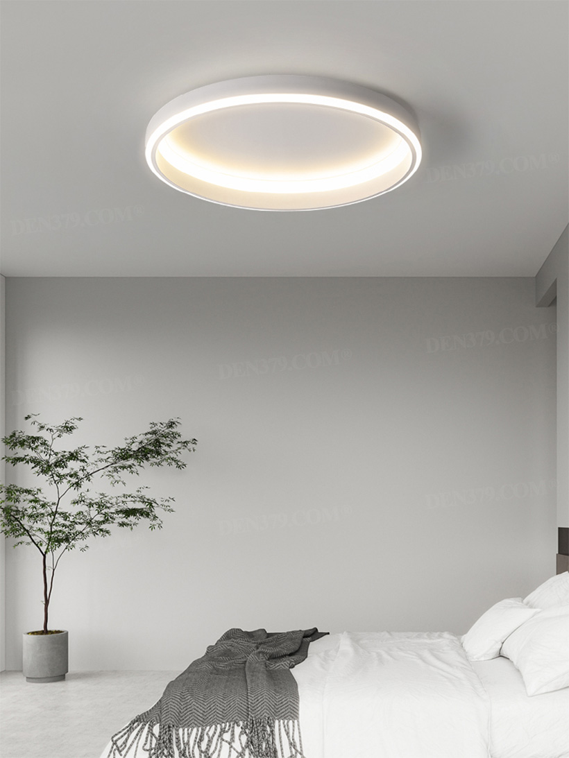Đèn ốp trần phòng ngủ phong cách tối giản 67910