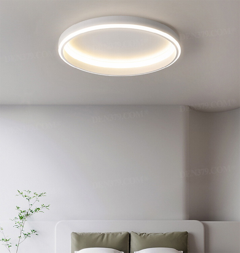 Đèn ốp trần phòng ngủ phong cách tối giản 67910