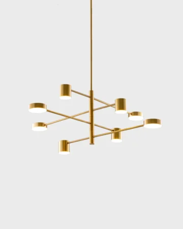 Đèn Thả Trần Hiện Đại Khung Vàng Kim Dáng Cành Cây VRG-THCN11221